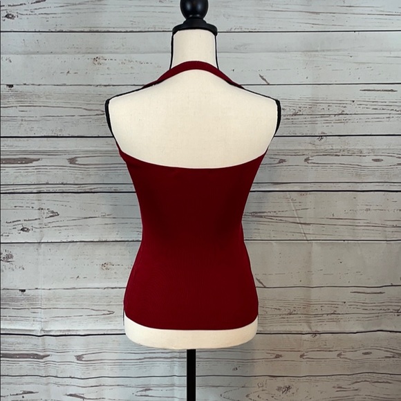Banana Republic Silk Blend Halter Top (Size S) - Picture 3 of 5